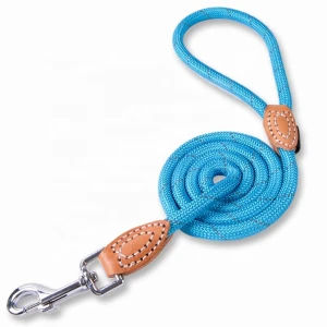 High quality Nylon Round Rope for Dog Leash Leads Collars Supplies Durable Firm Harness Pet Accessories