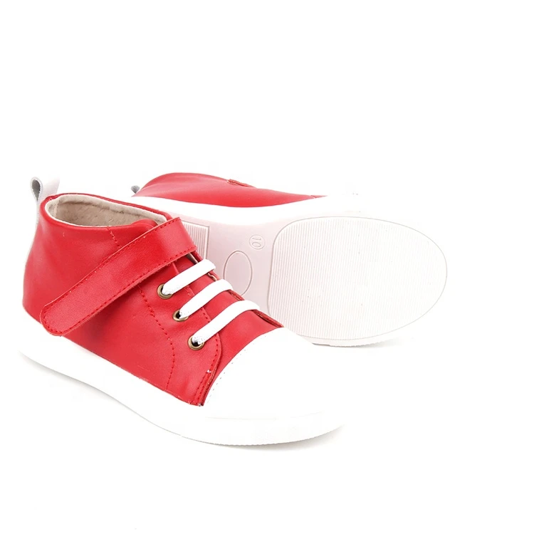 High Quality Popular High Top Casual Shoes Kids Shoes Children With Leather