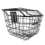Import High quality Popular Rear Steel Weaven Bicycle Basket from China