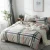 Import High quality simple  style bedsheets bedding set 100% cotton bed sheet from China