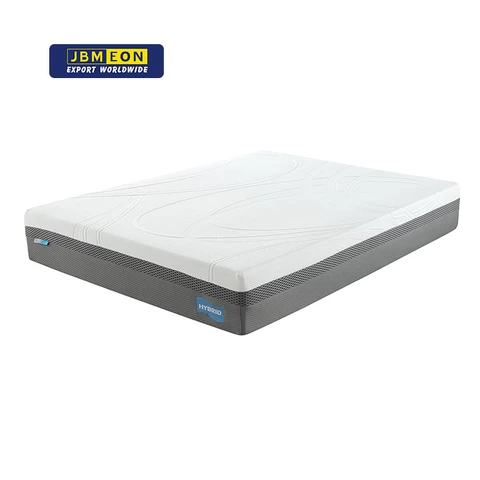 High Quality Sleep cooling mattress 100% latex Gel memory Foam queen size mattress