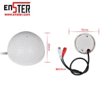 High Quality Sound Monitor Audio Pickup Microphone Cameras Ip IP Camera Speaker Microphone H.265 Customized Logo Indoor H = 39mm