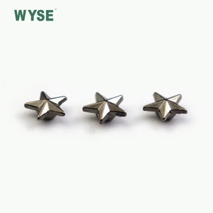 High quality star shaped zinc alloy custom Hot sale garment rivets