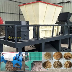 High quality waste plastic cardboard wood single shaft shredder/roller crusher/recycling machines