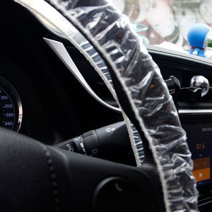 High quality wholesale universal disposable plastic car steering wheel cover