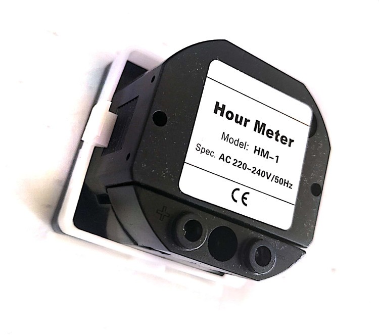 HM-2 Black 12V 0-99999.99 hours High Quality Multifunction Mini Mechanical time Hour Meter  without panel factory