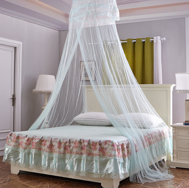 Home Fabric Mesh Double Bed Mosquito Net / Indoor Mosquito Net / princess bed canopy net