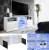 Import Home Furniture Smart Modern TV Stand  with LED light in high glossy from China