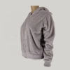 honeycomb fleece zippered hoodie sherpalining winter lady homewear pajama sleepwear