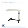 HOSPITAL FURNITURE ROLLING DINING TABLE SWIVEL TRAY TABLE WITH SPRING