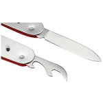 Hot Multifunction Outdoor Camping Picnic Tableware Stainless Steel Cutlery 4 in 1 Folding Dinnerware Fork Knife & Bottle Opener