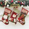 Hot Sale Christmas Decoration Supplies, Christmas Stockings For Decoration, Santa Claus Style Gift Bags