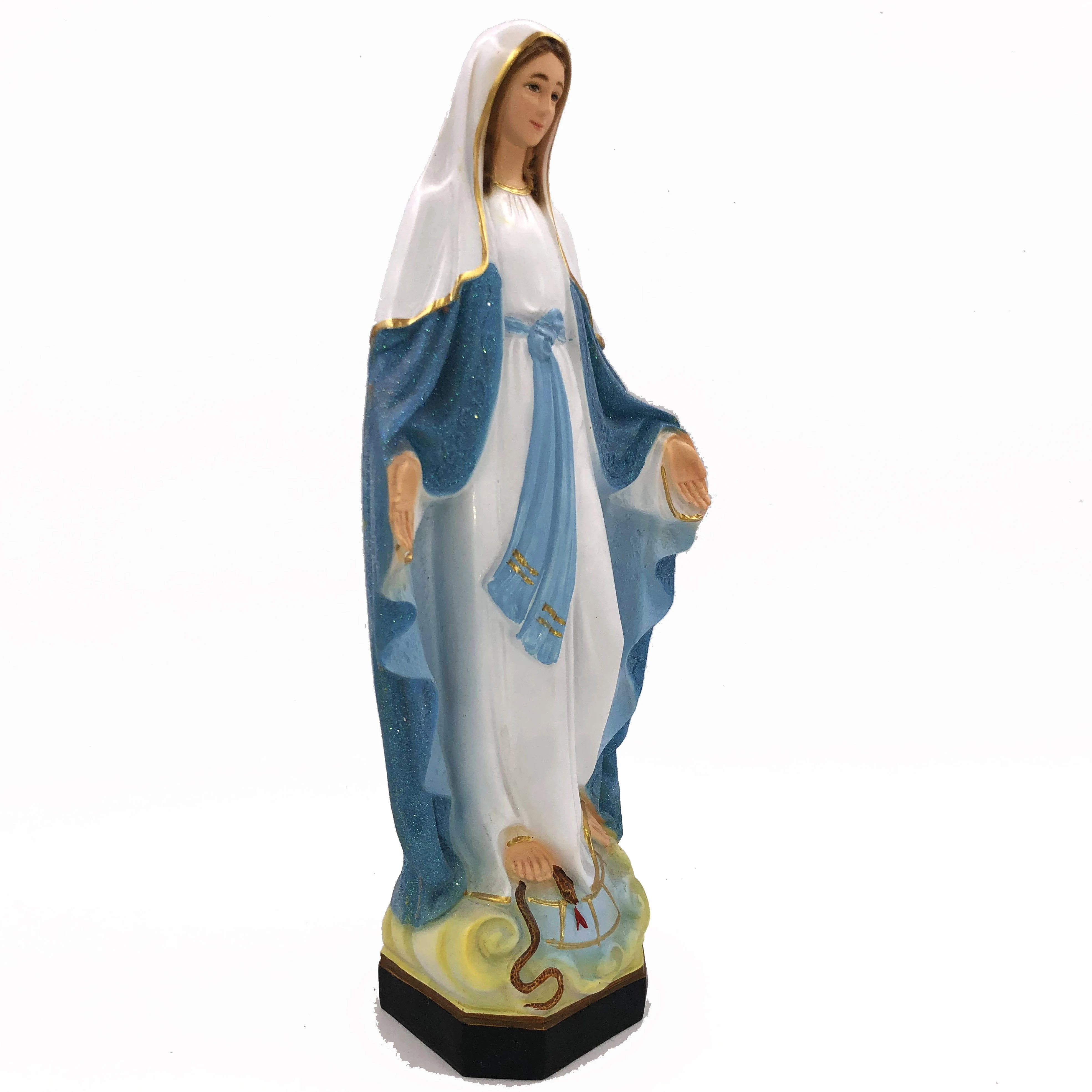 Hot Sale Classic Handmade Religious  Resin Virgin Mary Mother Statue
