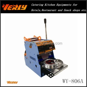 Hot sale Counter Calculating Cup Manual Sealing Machine with three cup WY-806A