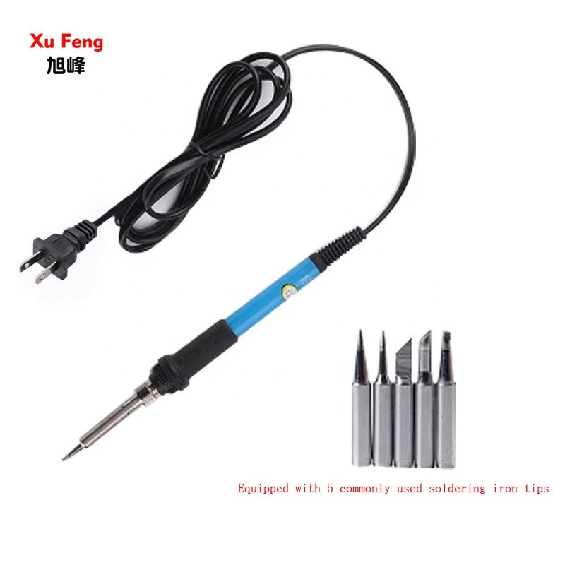 Hot sale portable soldering iron adjustable temperature electric soldering irons 60W with 900m soldering tip