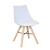 Import Hot Sale PP Armless Wooden Leg chair With PU Cushion Dining Chair For Restaurant Coffee Bar Shop from China