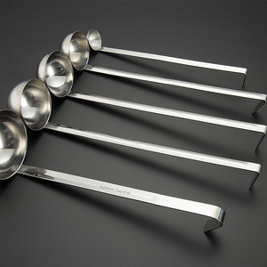 Hot sale promotional kitchen accessories long handle stainless steel cooking spoon for kitchen