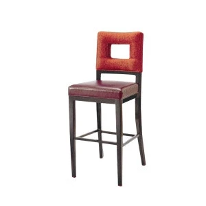 hot sale squarefabric and PU  bar high chair