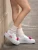 Import Hot Sale White Shoes Female Student Casual Shoes Breathable Mesh Surface Pink Bear Sports Shoes Women Sneaker from China