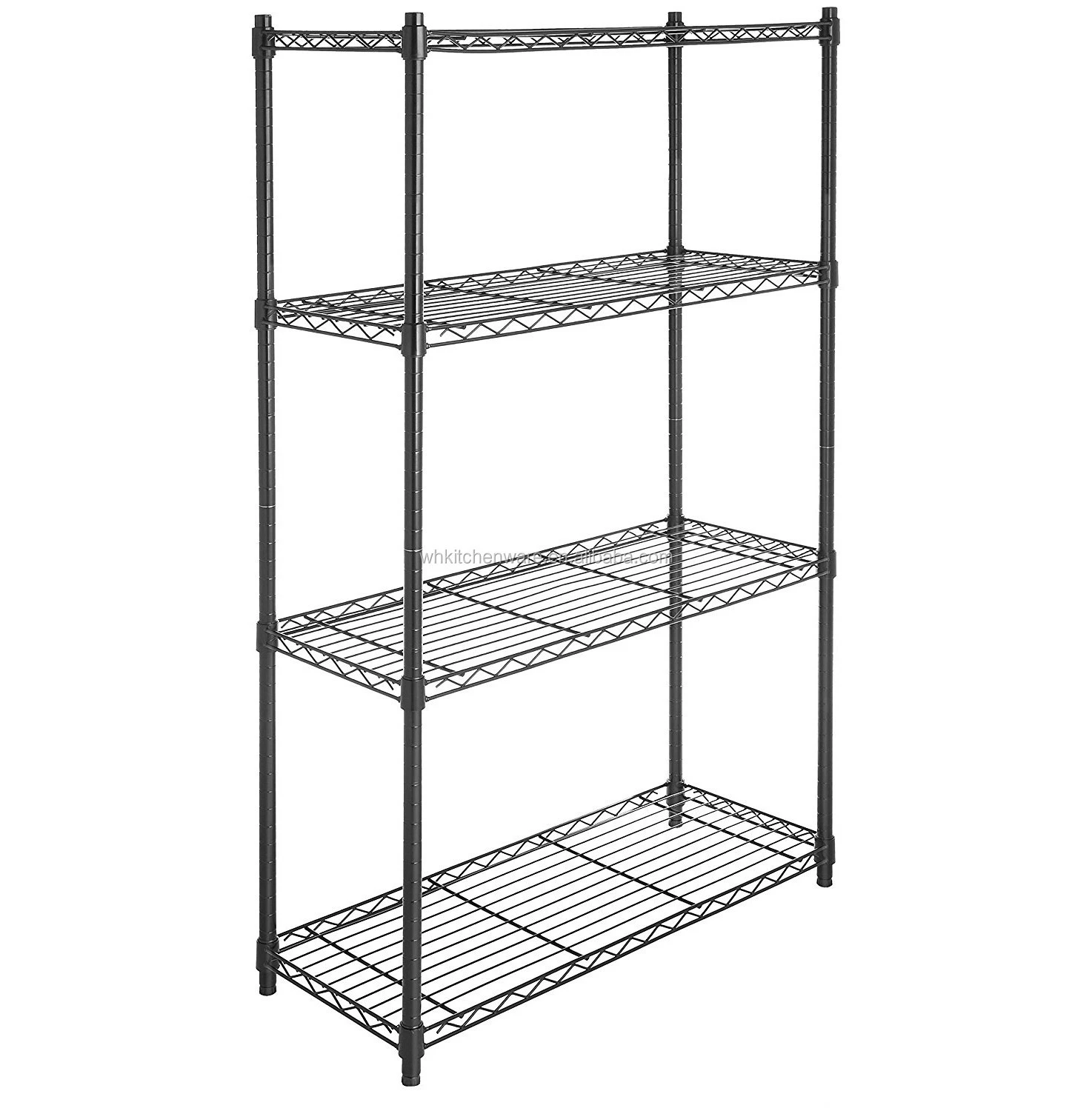 Hot sales Portable stainless steel stacking racks grocery store commodity wire metal shelf rack trolley shelf storage holders
