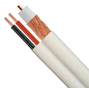 Hot sell factory cheap coax cable  / coaxial cable rg6 with power wire