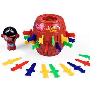 Hot selling christmas gift children play game pirate barrel toys for sales baby trick toy