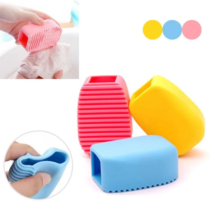 Hot Selling Eco-friendly High Quality Tiny Silicone Washing Board Harmless To clothes Easy To Carry