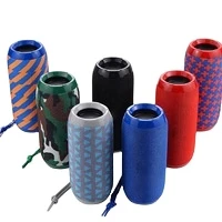 Hot selling Mini Speakers Outdoor Portable Wireless Blue tooth Speaker Super Bass Mic TF Card Fabric music speaker