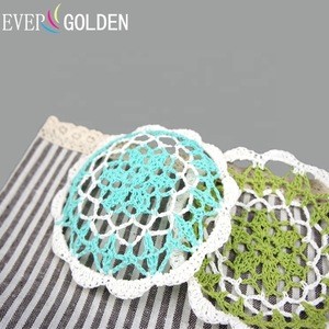 Hot selling products coasters doilies table mats crochet from chinese wholesaler