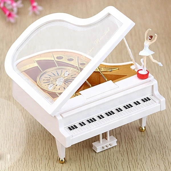 Hot Selling Promotional Custom Logo Dancing Music Box Piano Music Box