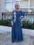 Import Hot style wholesale middle east long sleeve abaya clothes women Muslim dress islamic clothing from China