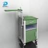 HPL hospital storage cabinet medical bedside table with wheels