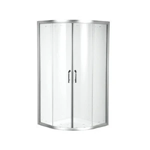 HUIDA cheap price simple 5mm glass standing shower enclosure room for home