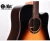 Import HUN-2SD 41 inch 6 strings Crafted Solid Red Cedar top Dreadnought Cutaway Acoustic Guitar from China