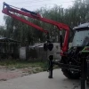 Hydraulic rotation timber grapple machine for tractors