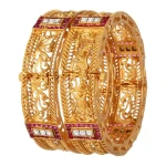 Indian Jadau Copper jewelry kundan bracelet bangle kada