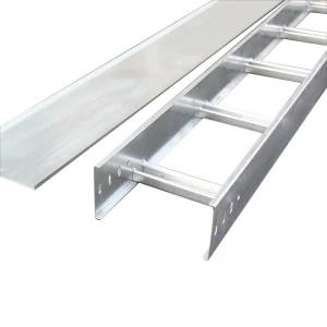 Indoor Vertical Ladder Aluminium Galvanized Cable Tray Punching
