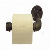 Industrial Cast Iron Pipe Fitting Toilet Paper Holder,Black ,Simple