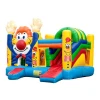Inflatable clown bouncer slide obstacle combo