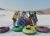 Import Inflatable Towable Snow Sled Tube Inflatable Ski Tube With Hard Bottom from China