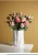 Import INS Hand-made Ceramic Vase Flowers Modern Home Office Decor of Creative Floral Composition Living Room Ornament Ceramics Vase from China