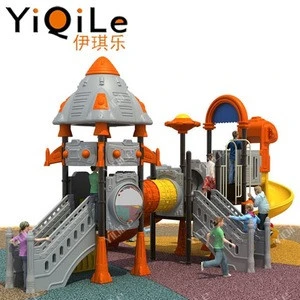 Interesting and high quality outdoor play ground plastic slide