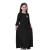Import Islamic clothing wholesale Hot sale muslim dress abaya solid and flare sleeve chiffon muslim long dress from China