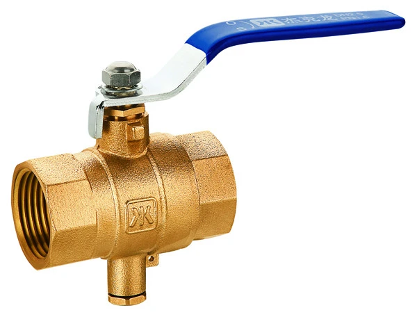 J2049  Forged Brass Ball Valve Steel Handle PVC Coated Lead Free Brass Ball Valve CW617n
