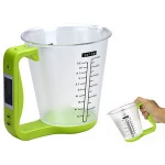J&R Kitchen Cooking Used 600ml Handheld Electronic Digital Temperature Measuring Cup with 1KG Scale in Stock