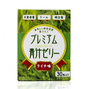 Japan Delicious Eating Habits Green Fruit Jelly Pudding