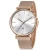 Import Japan quartz movement and battery 316l stainless steel case mesh strap wristwatches girl women watch from China