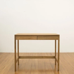 Japanese hot sale natural color modern home office camphor solid wood desk