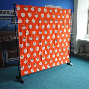 Jumbo step and repeat backdrop telescopic banner stand