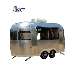 JX-BT380 Mobile airstream aluminum camper travel trailer overland camping caravan canopy off road travel